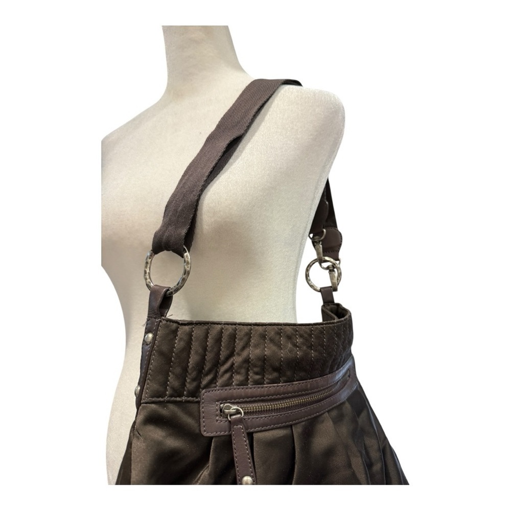 J. Jill Brown Satin Shoulder Bag - Picture 4 of 6